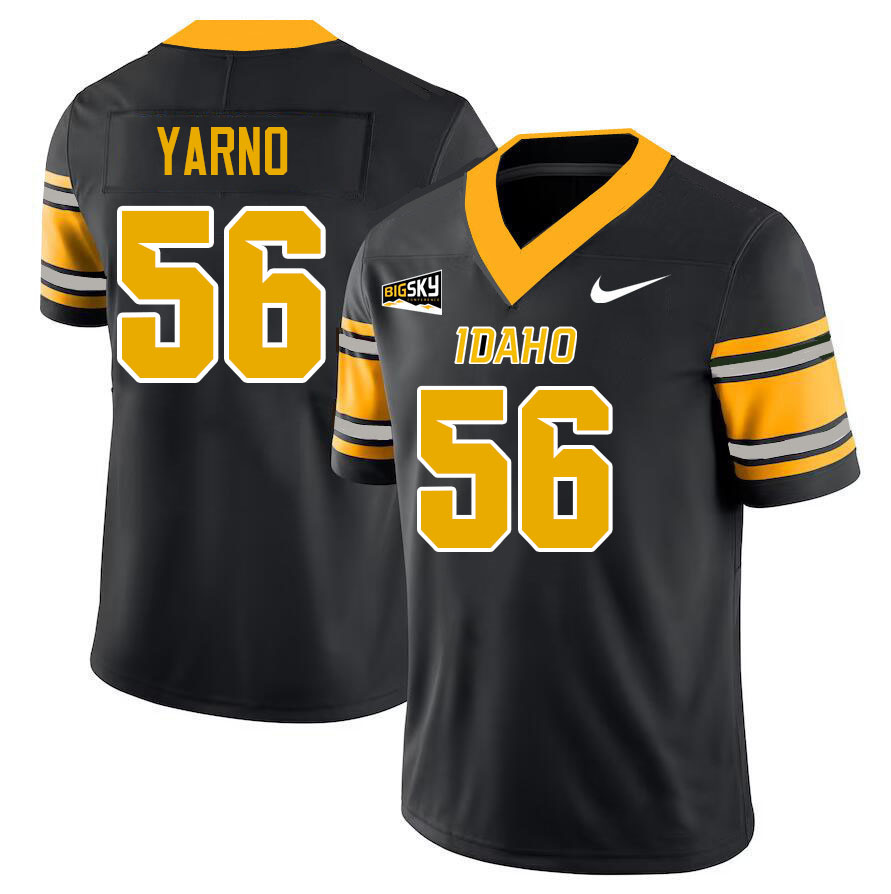 Idaho Vandals #56 John Yarno College Football Jerseys,Uniforms Stitched-Black